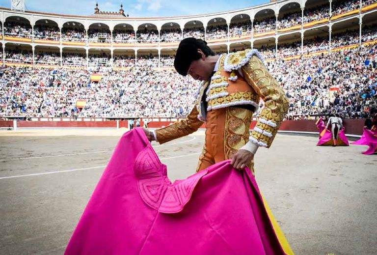 El diestro Roca Rey, en la plaza de Las Ventas.