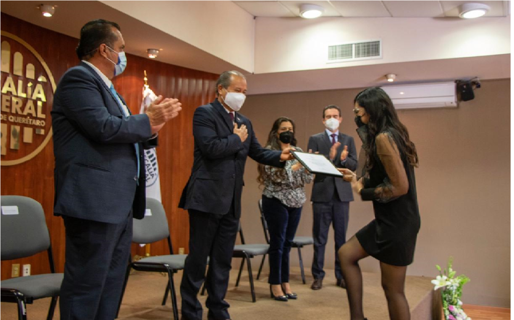 Rubí Guadalupe Aguilar Guerrero, es nueva Fiscala de Delitos Electorales en Querétaro, recibe nombramiento