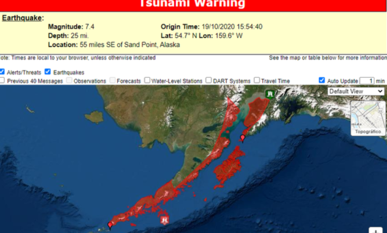Sismo de 7.5 sacude a Alaska; emiten alerta de tsunami | Video