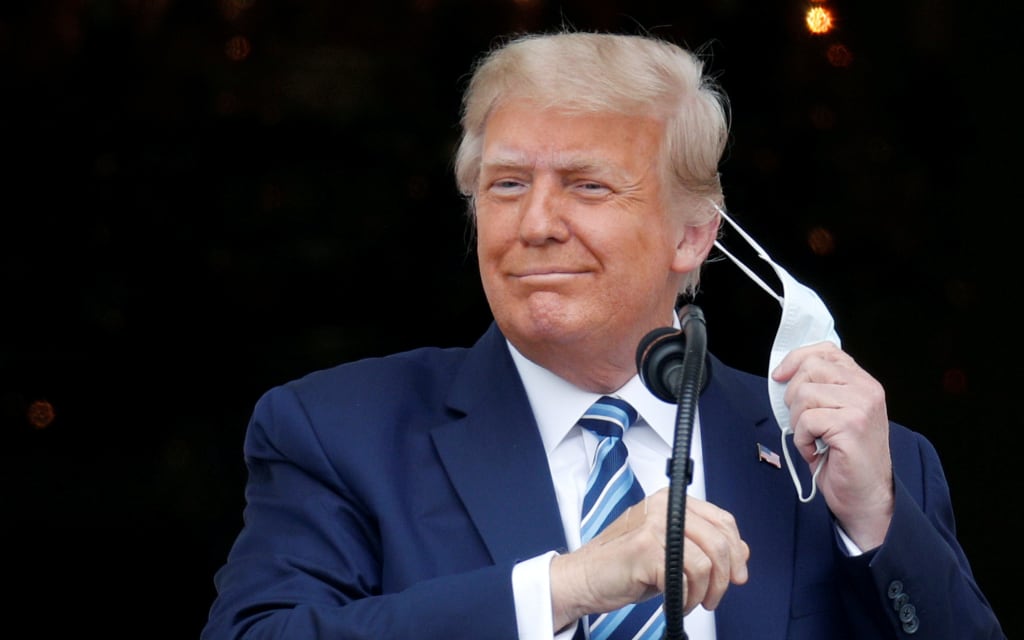 Soy inmune a Covid-19, presume Trump