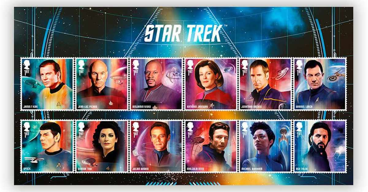 Sellos de Star Trek Royal Mail Sellos de Star Trek Royal Mail