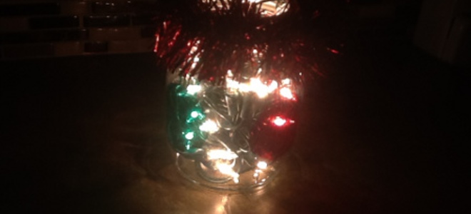 Tarros de Navidad iluminados con bricolaje |  LaNetaNeta.com