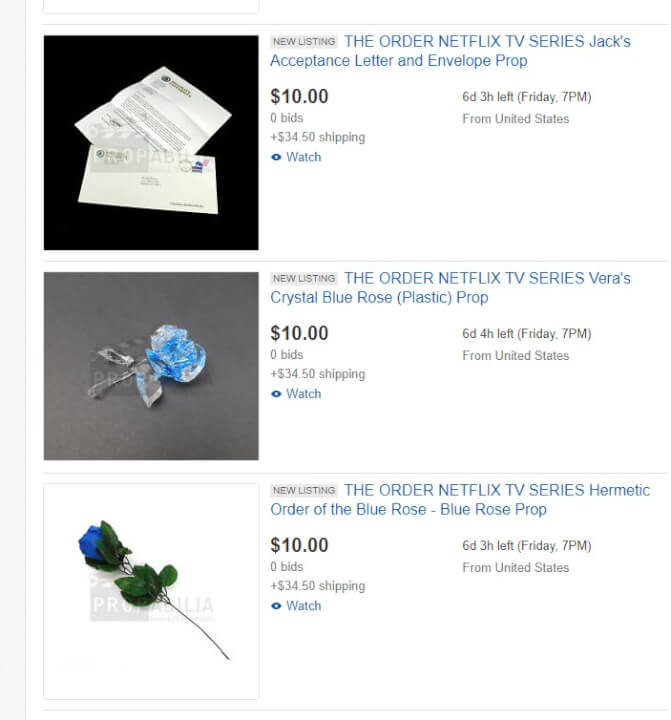 accesorios para la venta la orden temporada 3