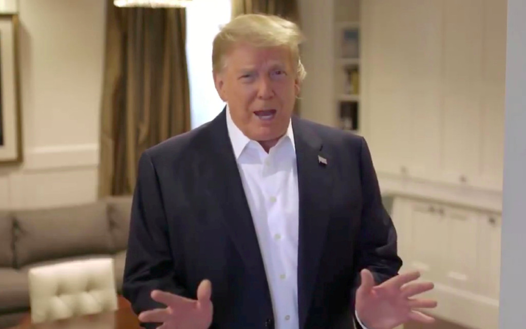 Trump, ansioso por regresar a la campaña a pesar de su diagnóstico por Covid