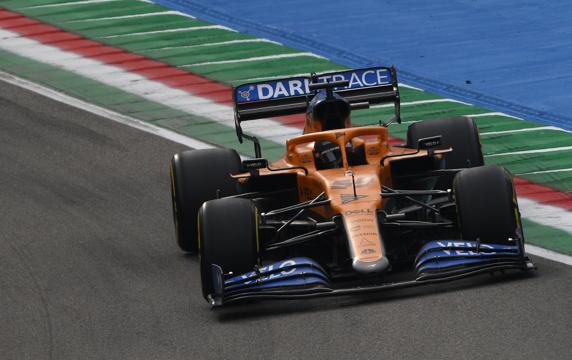 Carlos Sainz, en el GP de Emilia Romagna de F1 2020