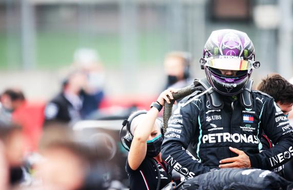 Hamilton, ganador del GP de Emilia Romagna de F1 en Imola