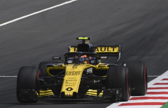 Carlos Sainz, en el GP de España de F1 2020 con el Renault RS18