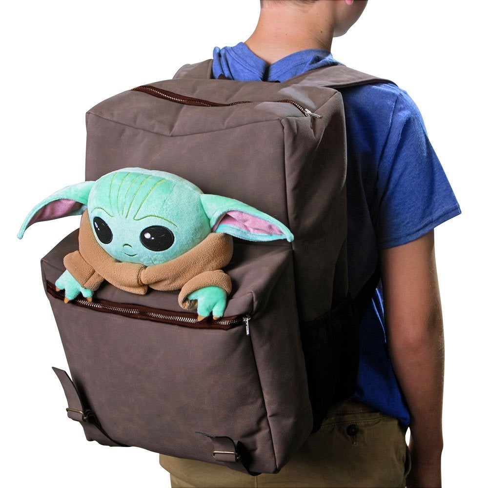 celebración de la mochila del bebé yoda de star wars