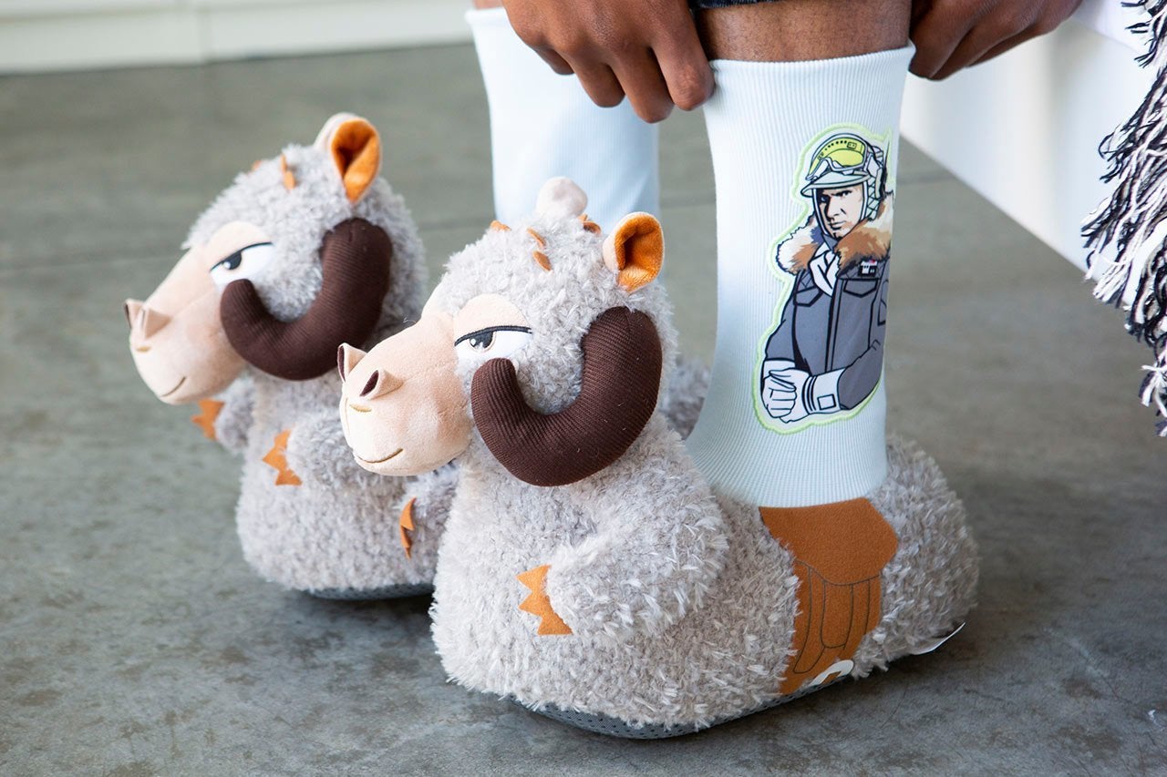 celebración de zapatillas tauntaun de star wars