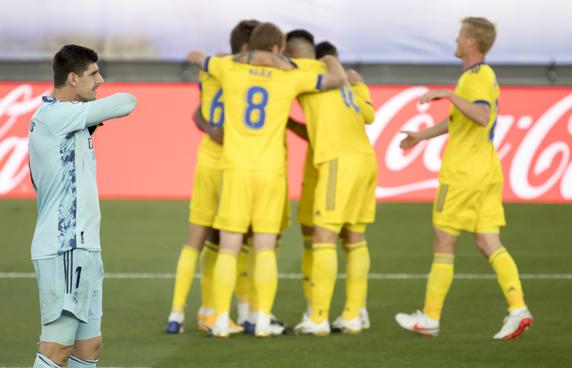 El Real Madrid - Cadiz en el estadio Alfredo Di Stefano