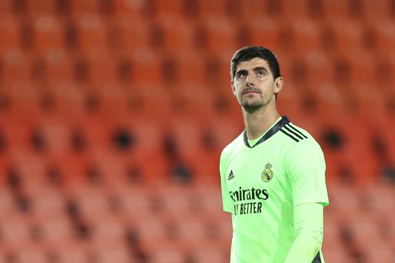 Courtois, la viva imagen de la incredulidad