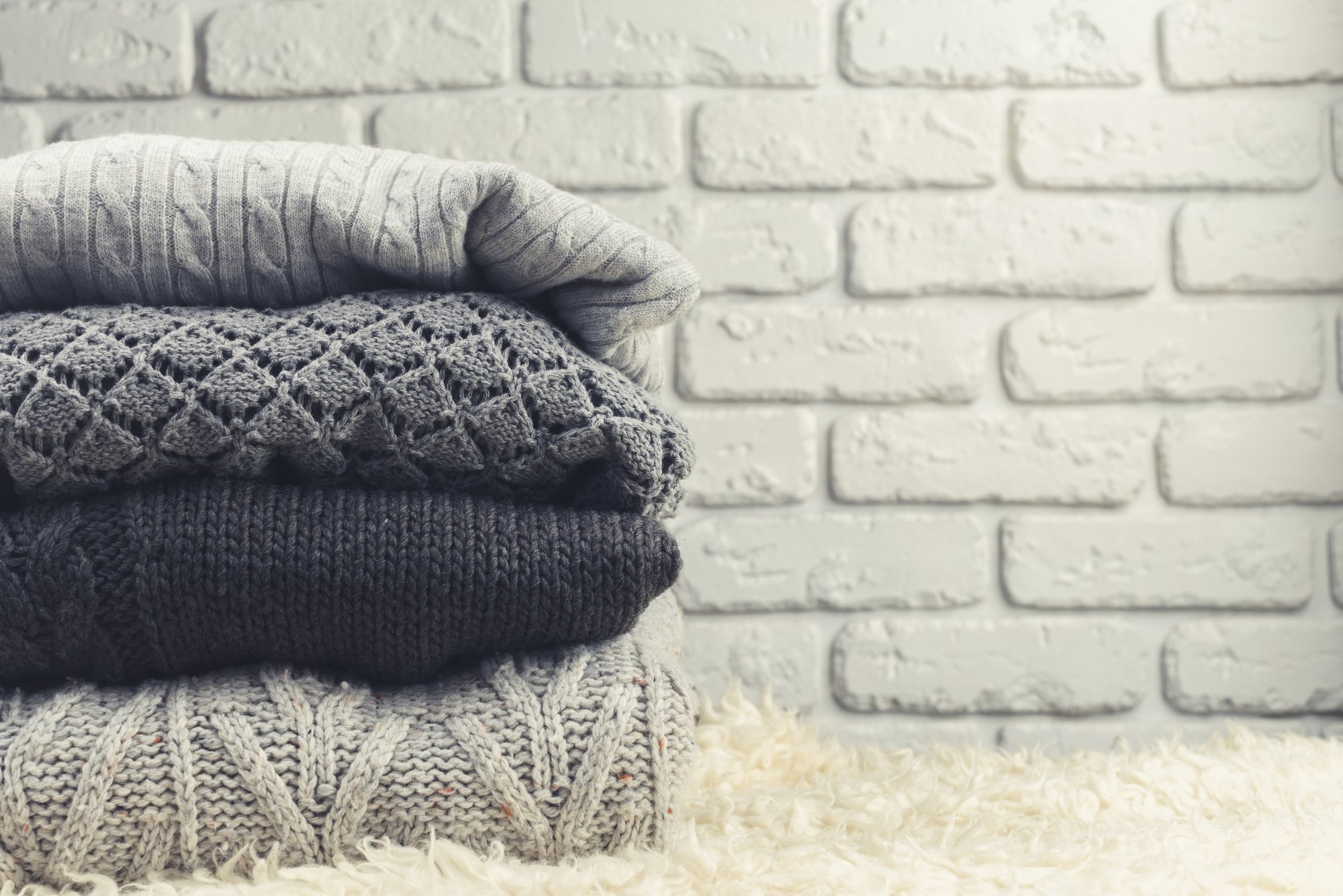 Suéteres de cachemira.