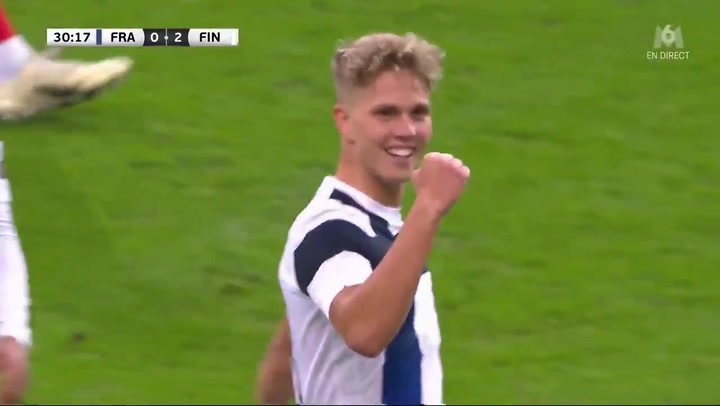 Una Francia desangelada cae ante una ordenada Finlandia Una Francia desangelada cae ante una ordenada Finlandia
