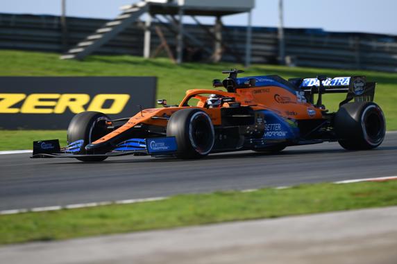 Carlos Sainz, en el GP de Turquía de F1 2020