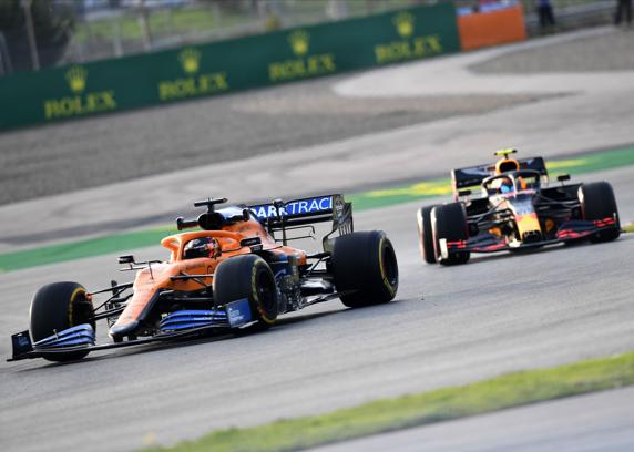 Carlos Sainz, en el GP de Turquía de F1 2020