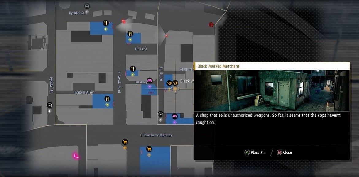 Yakuza Like a Dragon Mercader del mercado negro