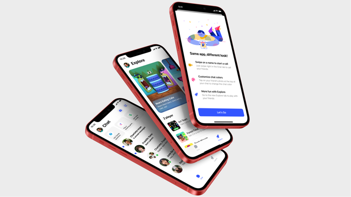 La aplicación Messenger Kids de Facebook rediseñada para parecerse más a Messenger