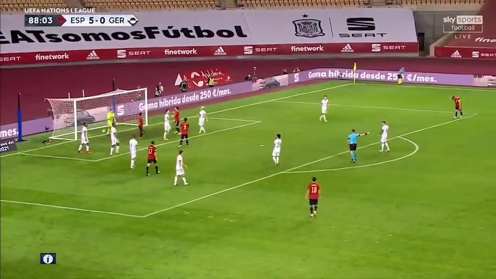 España-Alemania 6-0. Gol de Oyarzabal