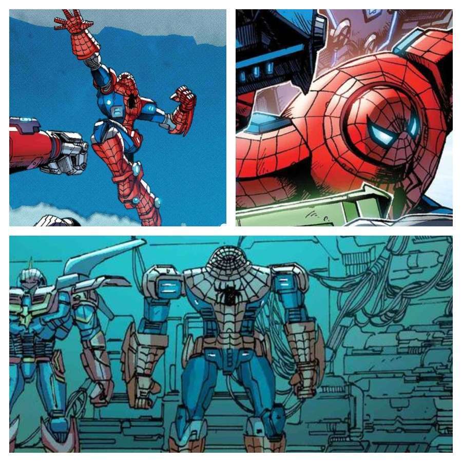 robot de hombre araña