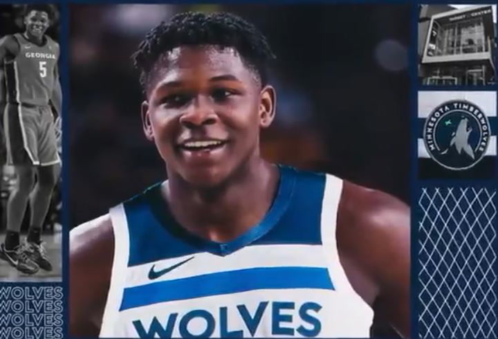 Los Timberwolves dan la bienvenida a Anthony Edwards