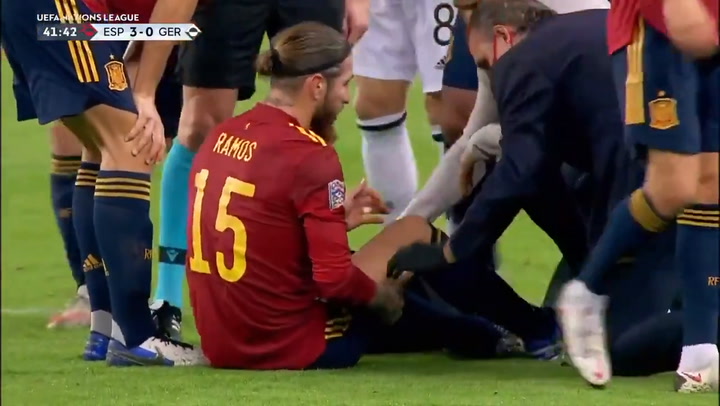 Lesión de Ramos ante Alemania