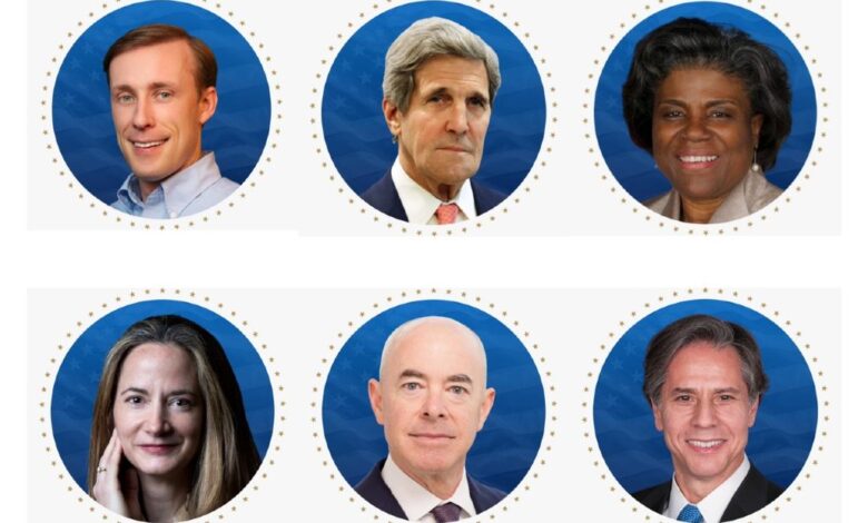 Biden anuncia a su equipo encargado de Política Exterior y Seguridad Nacional en EU