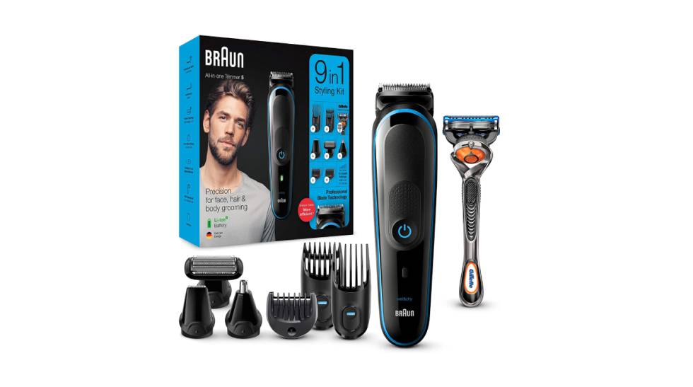 Máquina recortadora de barba Braun