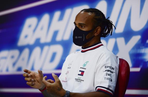 Lewis Hamilton, en el GP de Bahrein de F1 2020
