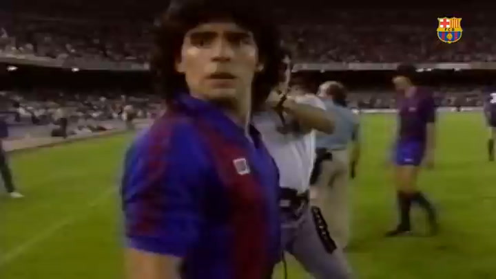 El Barça recuerda a Maradona (1982-84) El Barça recuerda a Maradona (1982-84)