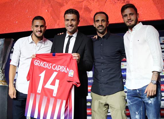 La despedida de Gabriel Fernández Arenas, Gabi, del Atlético de Madrid.