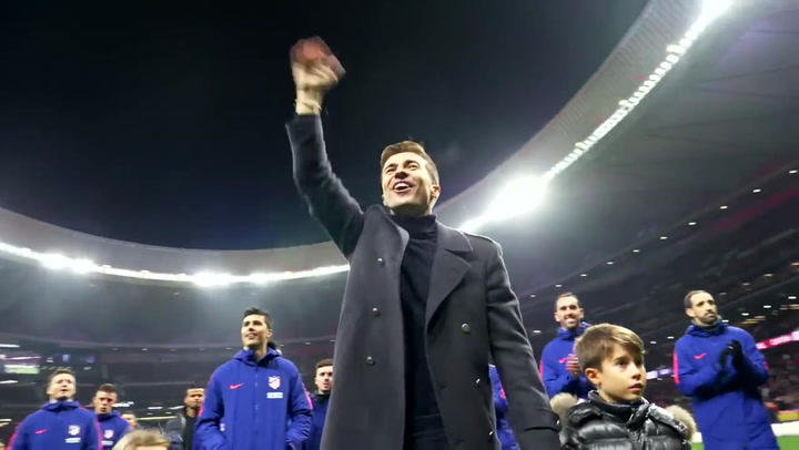 ¡Eterno capitán! Así fue el homenaje que brindó el Wanda Metropolitano a Gabi en 2018