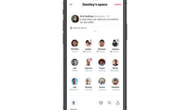 La prueba de espacios de audio de Twitter incluye transcripciones, controles de altavoces y funciones de informes