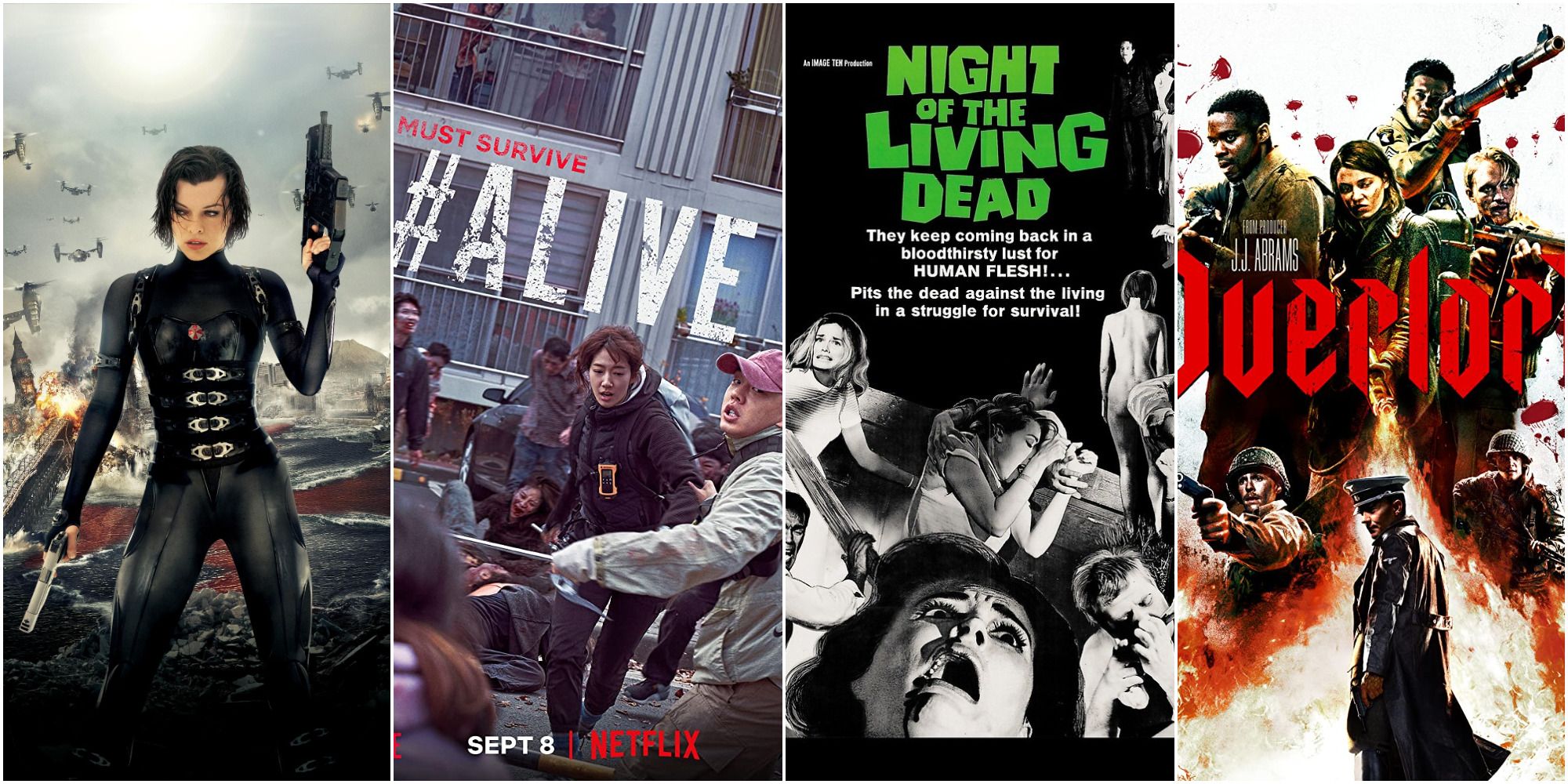 5 películas de zombis sorprendentemente realistas (y 5 que están muy por encima)