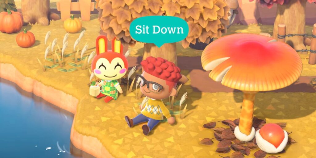 Animal Crossing La nueva reacción de estar sentado es el sueño de la comunidad hecho realidad