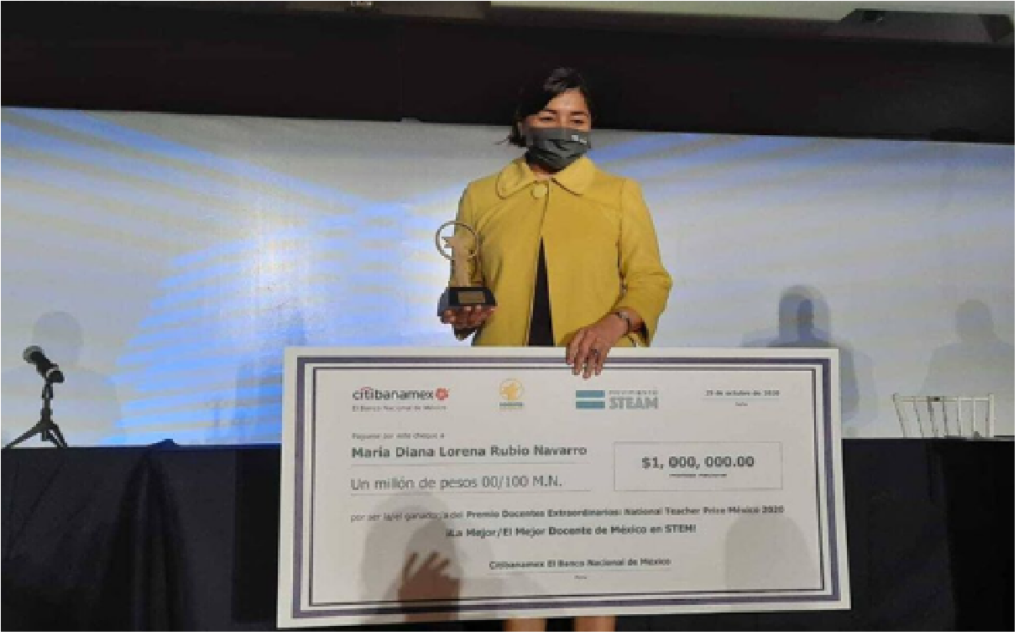 CBTIS de Querétaro cuenta con la mejor docente de México, se llama Diana Lorena Rubio Navarro