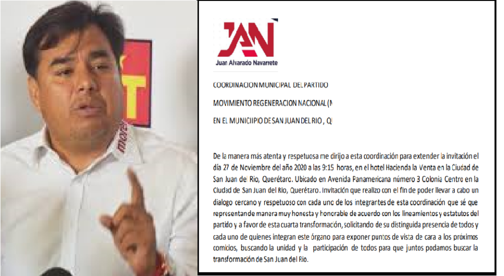 Coordinación municipal de MORENA le hace el “fuchi” a Juan Alvarado, convoca a reunión y lo dejan plantado