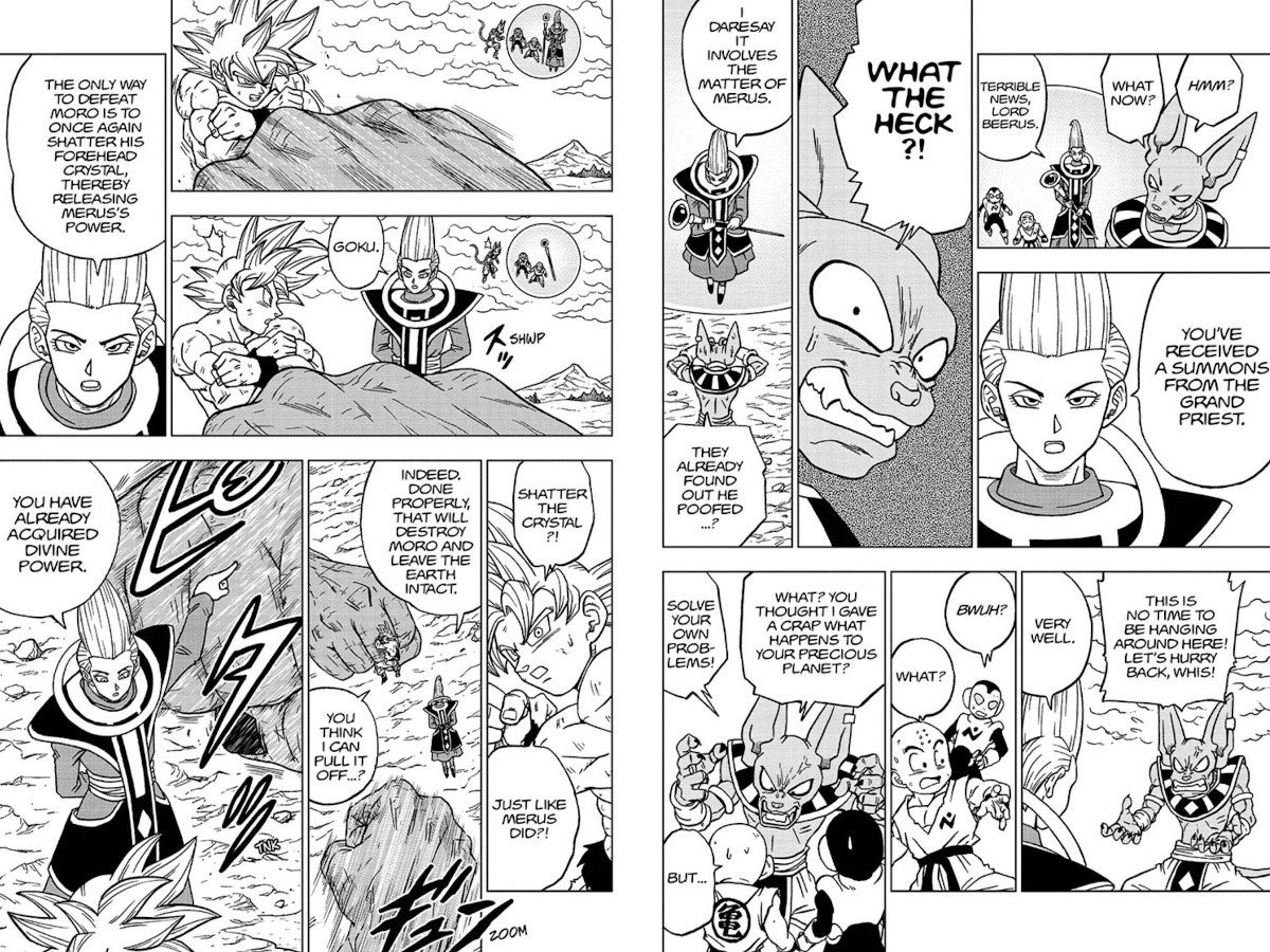 El arco de Dragon Ball Super Moro finaliza Grand Priest vs Beerus El arco de Dragon Ball Super Moro finaliza Grand Priest vs Beerus