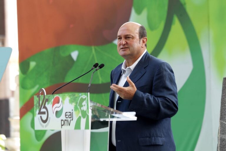 El presidente del PNV, Andoni Ortúzar.