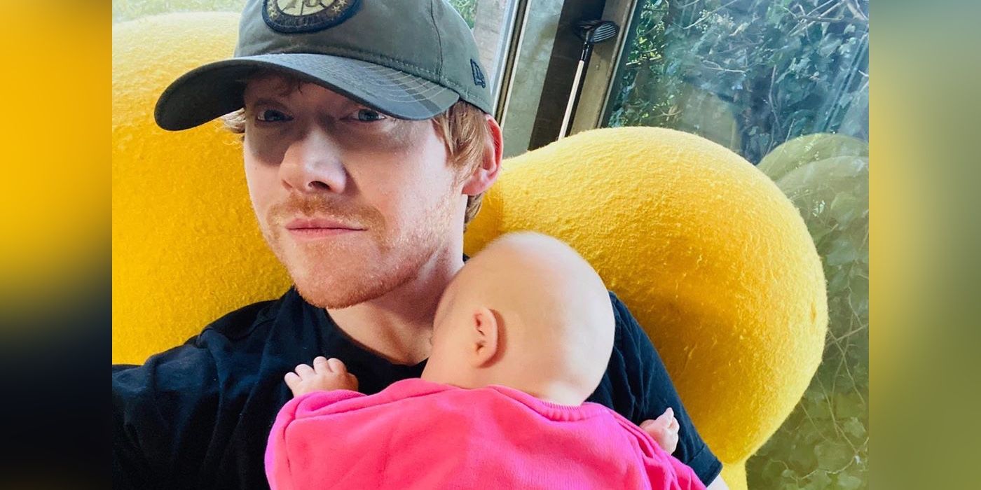 El elenco de Harry Potter felicita a Rupert Grint por su nuevo bebé