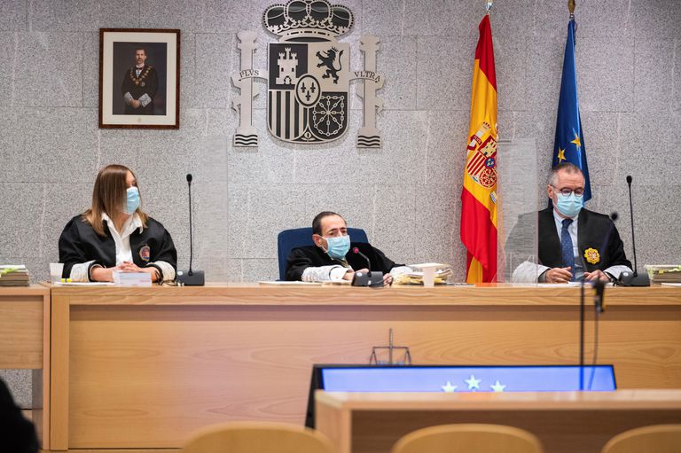 Imagen del primer día del jucio por los atentados de Barcelona y Cambrils de 2017.