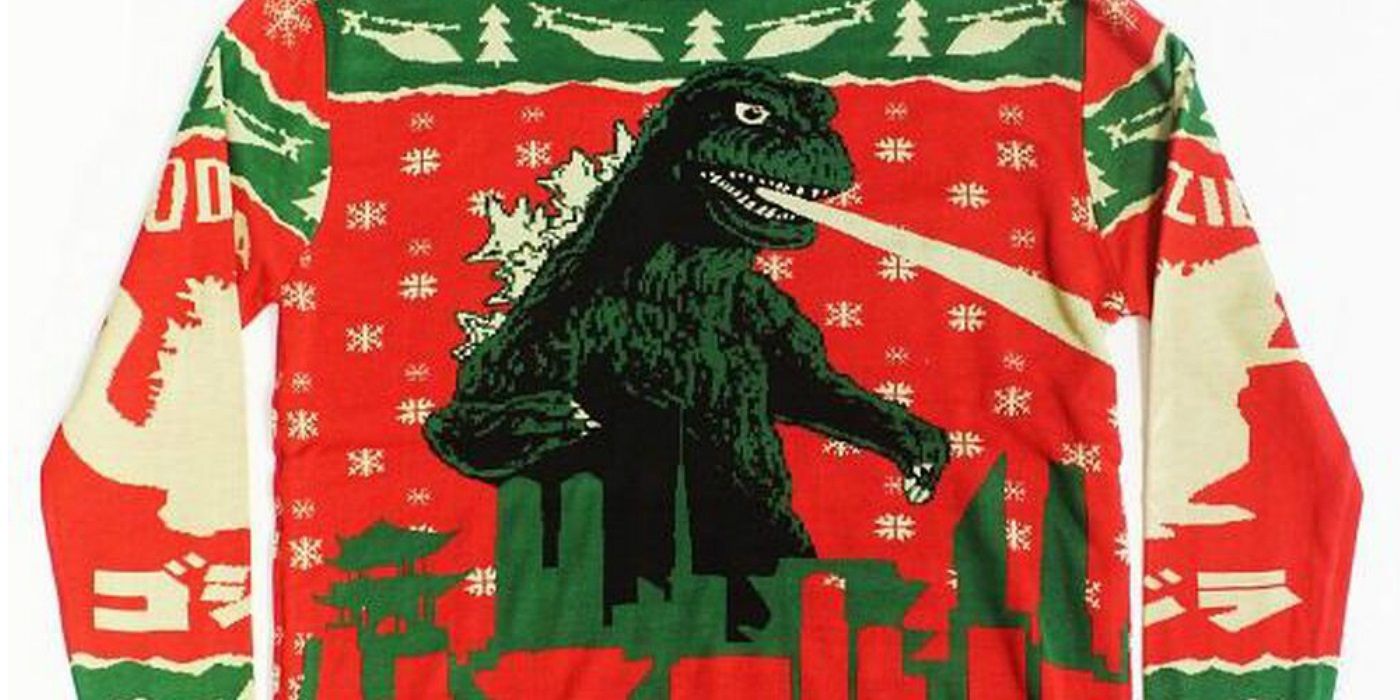 El suéter navideño feo de Godzilla te mantendrá caliente con su aliento  atómico - La Neta Neta