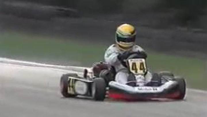 La increíble remontada de Hamilton cuando era niño en el karting La increíble remontada de Hamilton cuando era niño en el karting