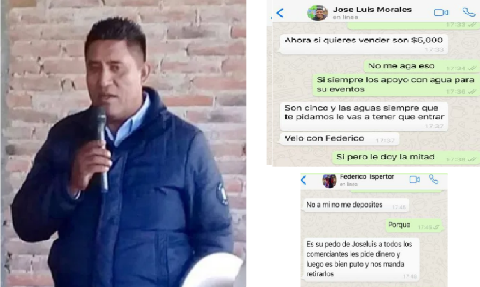 Inspectores del edil Enrique Vega extorsionan a comerciantes de La Pradera, exigen depósitos bancarios