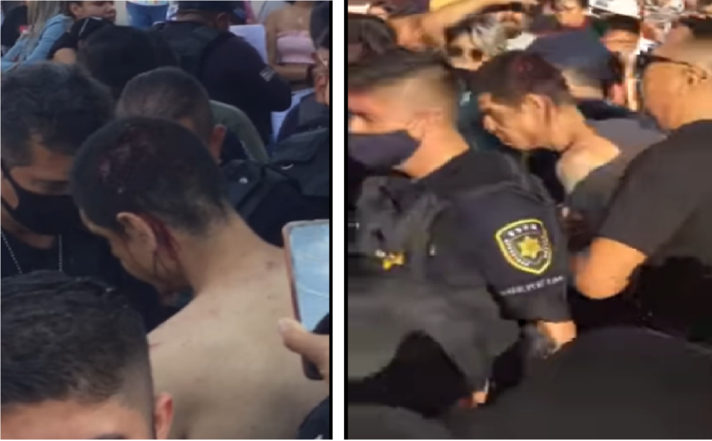 Linchan a delincuente en Querétaro, lo rescata la policía, lo entregan golpeado y desnudo