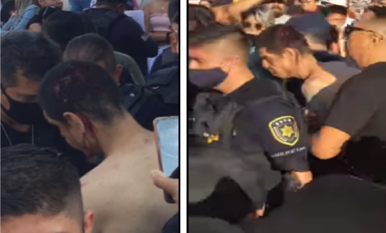 Linchan a delincuente en Querétaro, lo rescata la policía, lo entregan golpeado y desnudo