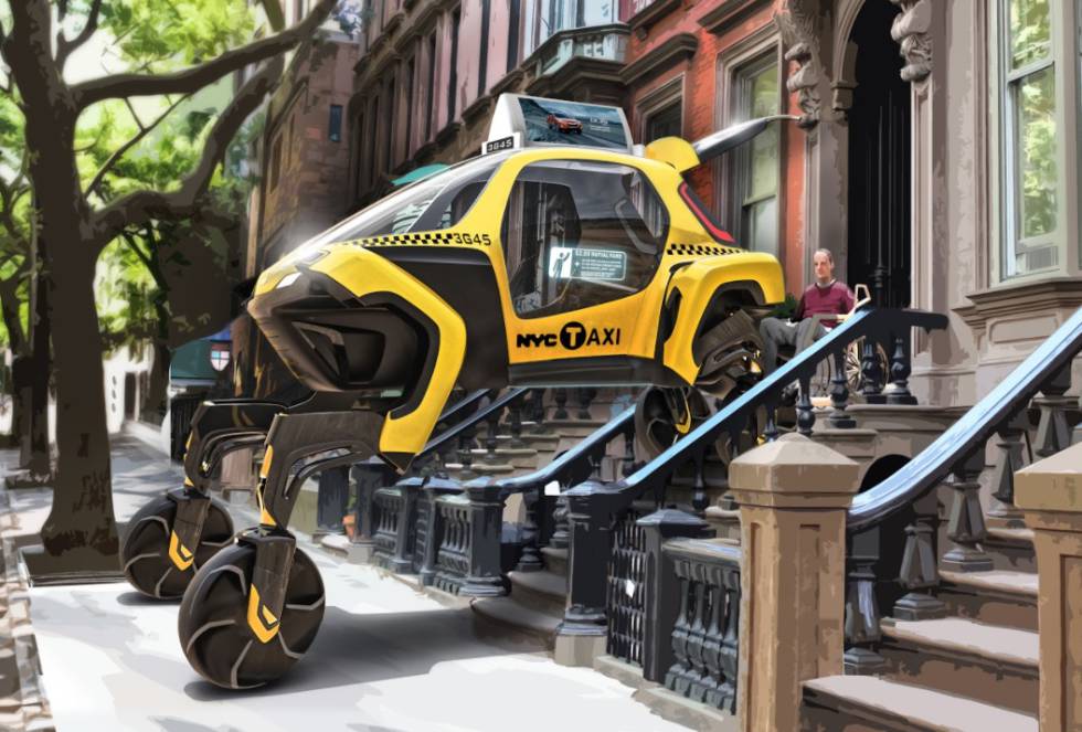 Llegan los vehículos con patas desplegables para recorrer terrenos inaccesibles