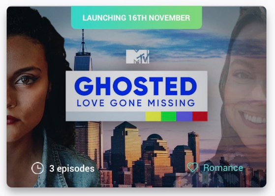 MTV se asocia con Unrd para crear una versión móvil de 'Ghosted: Love Gone Missing'