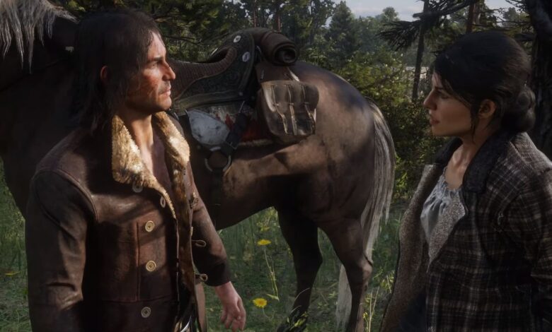 RDR2: Abigail salva a John en un huevo de Pascua muy poco probable después del juego