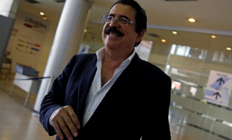 Retienen en aeropuerto de Honduras a expresidente Zelaya con 18 mil dólares; se dirigía a México