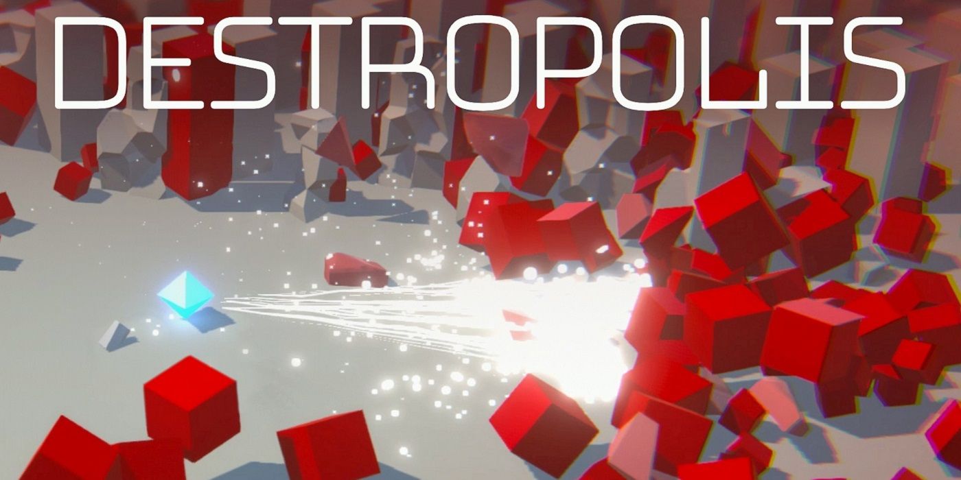 Revisión de Destropolis: Geometry Wars 3D Xtreme |  Screen Rant